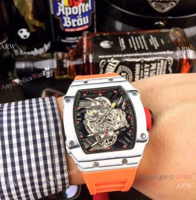 Swiss Grade 1 Richard Mille AAA Watch - RM27-02 Rafael Nadal Orange Strap